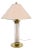Lucite and Brass Table Lamp by Frederick Cooper For Sale