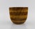 Two Aldo Londi for Bitossi Ceramic Mustard Flower Pots For Sale In Los Angeles - Image 6 of 8