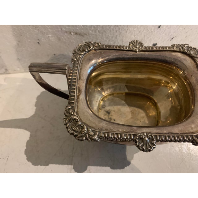 20th Century Silver-Plated Metal Tea Service, Set of 3 For Sale - Image 11 of 16