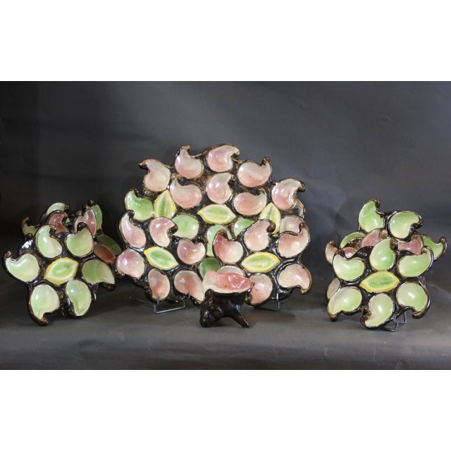 Oyster Set from Vallauris, 1970s, Set of 10 For Sale - Image 11 of 11