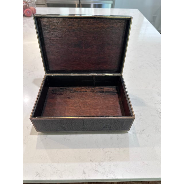 Late 19th Century Chinese Blue Cloisonné Enamel Box For Sale In Nashville - Image 6 of 8