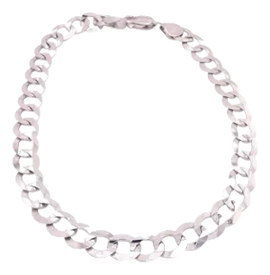 14 Karat White Gold Fancy Link Bracelet