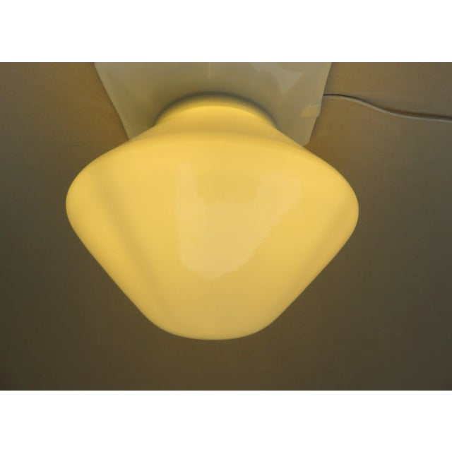Glass Vintage Ceiling Lamp from VLG Weißwasser For Sale - Image 7 of 18
