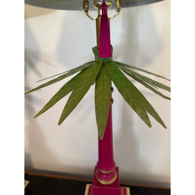 Vintage Palm Tree Lamps - a Pair For Sale - Image 4 of 12
