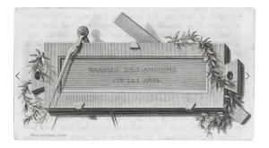 18th Century Engraving, Maxims of the Ancients