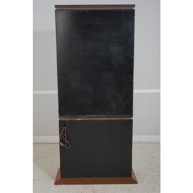 Henredon Modern Design Black Lacquer Display Cabinet For Sale - Image 12 of 12