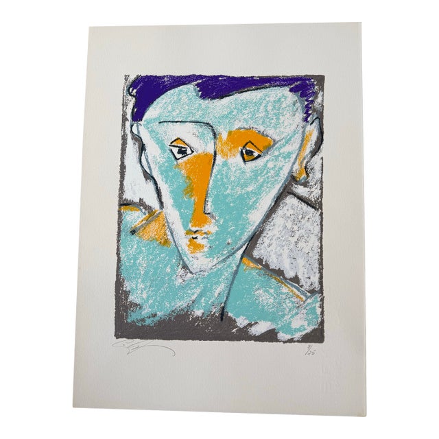 1991 E. J. Gold Serigraph Print “Faces of War” Series One #2 For Sale