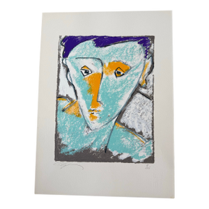 1991 E. J. Gold Serigraph Print “Faces of War” Series One #2