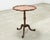 Traditional Georgian Style Carved Mahogany Pie Crust Tripod Drinks Table For Sale - Image 3 of 18