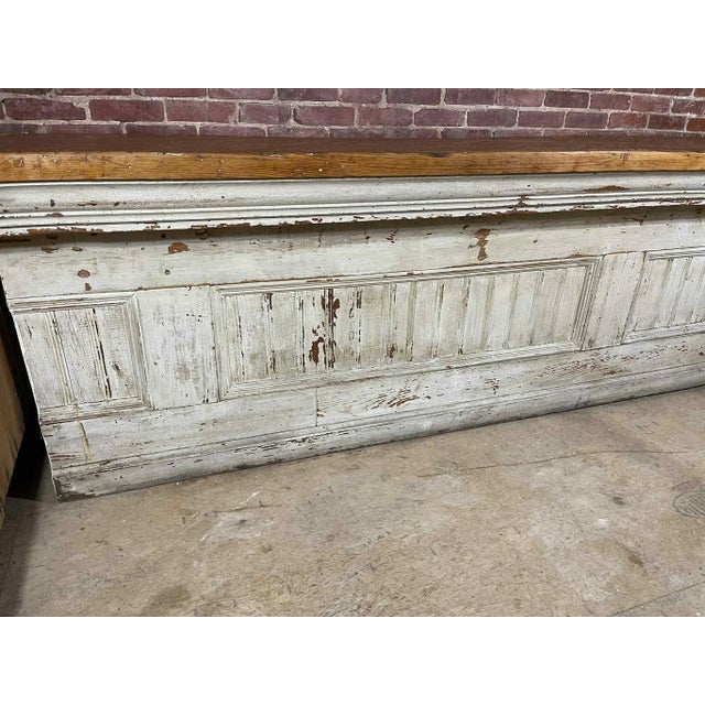 Mid 19th Century Antique Pine Eastern Shore Store Counter For Sale - Image 6 of 11