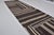 Handmade Brown Striped Runner Rug, 1960s For Sale - Image 4 of 11