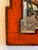 Wood Red Chinoiserie Mirror With Painted Pagoda Crest For Sale - Image 7 of 8