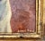 Mid 20th Century Vintage Painting Pug Dog Oil on Canvas in Golden Leaf Frame For Sale - Image 5 of 6