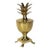 Vintage Mid-Century Hollywood Regency Solid Brass Pineapple Lidded Urn/Ginger Jar For Sale