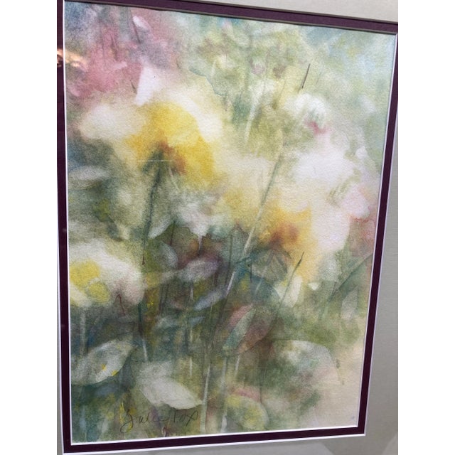 Early Watercolor by artist Julie M Fox.