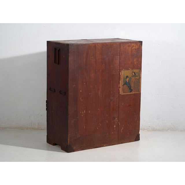 Antique Japanese Choba Dansu Merchant Chest For Sale - Image 14 of 16