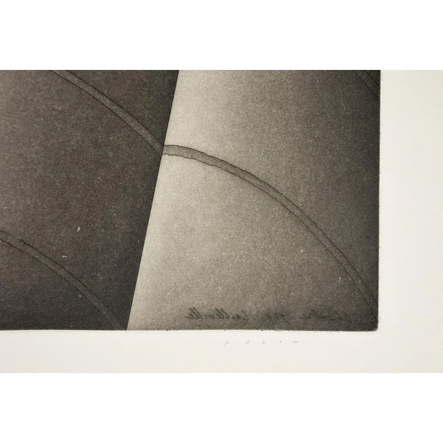 Modern Jean Michel Folon, La Menace I, Etching and Aquatint, 1978 For Sale - Image 3 of 4