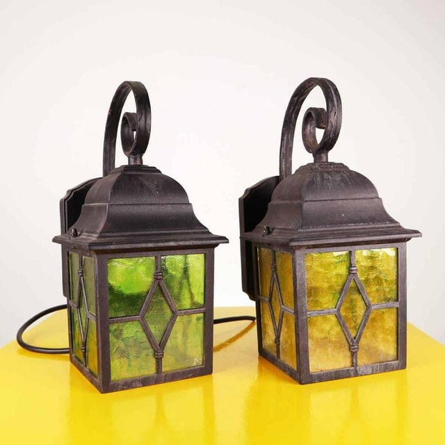 Lanterns in Metal, Set of 2 For Sale - Image 13 of 13