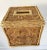 Lovely boho chic vintage Rattan basket weave tissue box cover. In excellent condition.