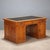 Oak Desk with Leather Top For Sale - Image 11 of 11