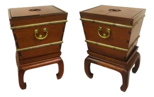 George Zee Furniture Beverage Coolers/Tables - a Pair