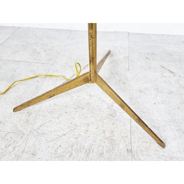 Goldenrod Mid-Century Floor Lamp by Stilux Milano, 1950s For Sale - Image 8 of 10