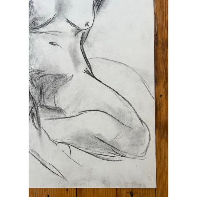 Barbara Beck Figurative Nude Charcoal Sketch Barbara Beck - Painter, Printmaker, Sculptor. Beck’s work is inspired by...
