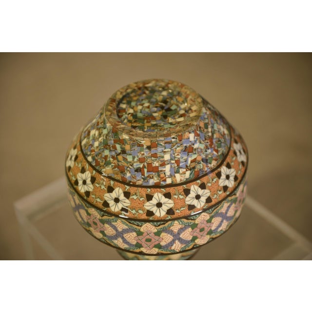 Cream Ceramic Vase by Jean Gerbino for Vallauris, 1940s For Sale - Image 8 of 11