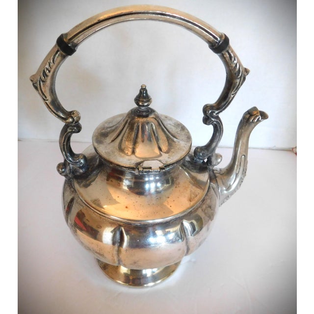 Antique, Hallmarked, Silver on Copper 19th Century Coffee Pot. This beautifully-designed coffee pot features a swans neck...