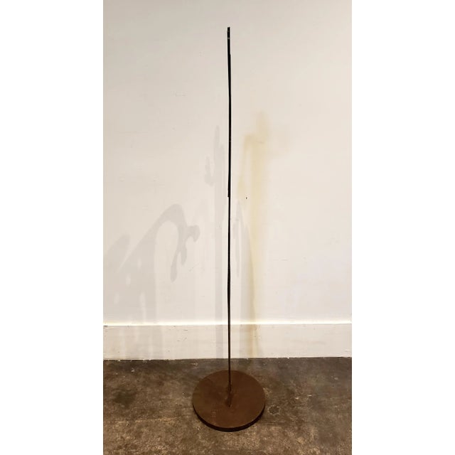 Large Native American Iron Hieroglyph Figure Sculpture New Mexico Circa 1990s For Sale In Dallas - Image 6 of 8