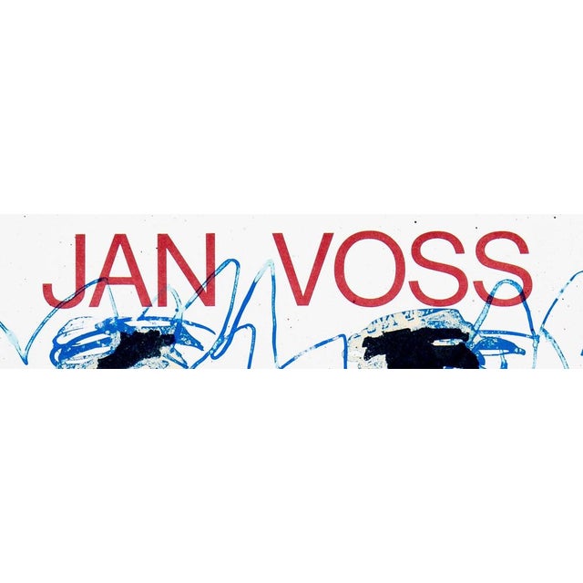 Modern Jan Voss, Abstraction, Lithograph For Sale - Image 3 of 5
