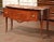 Wood 19th Century French Louis XVI Rosewood Marquetry Console With Rouge Marble For Sale - Image 7 of 13