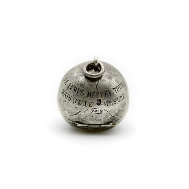 Paul Ditisheim Silver Hamlet Skull Pocket Watch Circa 1915 For Sale - Image 4 of 13