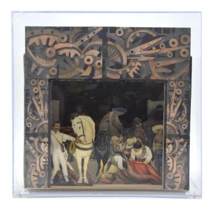 Homage to Rivera - Original Mixed Media (Diorama) - 2018 2018