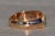 Metal Mid 20th Century The Stinson: Ladies Retro 18K Rose Gold Band set with Ruby and Diamond, Size 3 For Sale - Image 7 of 10