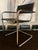1980s Set of 6 Matteo Grassi Mg5 Attributed Cantilevered Dining Chairs in Black Leather and Chrome, Italy, 1980s For Sale - Image 5 of 12