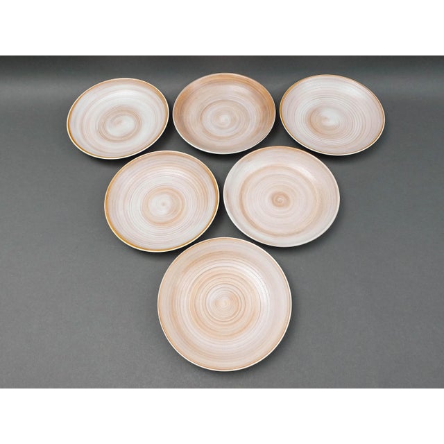 Royal Crown Derby Studio Glaze Classic Vanilla Taupe Pasta Bowl Set Of 6. Measures approximately 8 5/8" diameter, 1 5/8"...