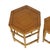 1960s Vintage Bamboo and Rattan Nesting Tables, 1960s, Set of 3 For Sale - Image 5 of 16