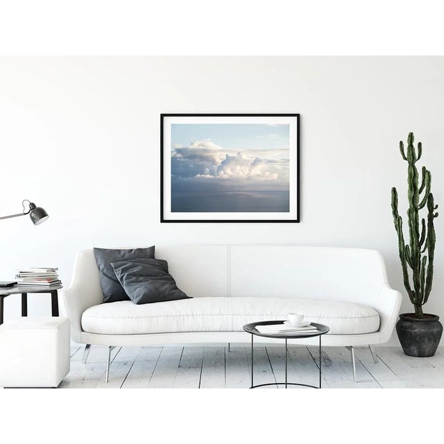 Paper Mediterranean Seascape Art Photograph, Coastal Fine Art Photography Print, Kefalonia Greece Landscape Wall Art, 45 X 30" 'Clouds Over the Ionian Sea' For Sale - Image 7 of 8