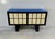 Italian Art Deco Sideboard in Parchment with Black Lacquer and Blue Mirror, 1940s For Sale - Image 4 of 18
