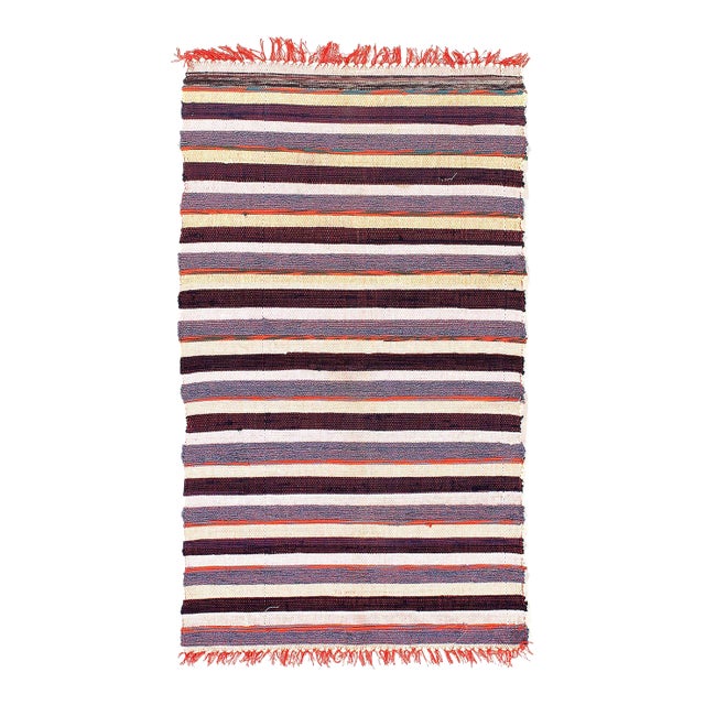 1980s Pasargad DC Fine Tribal Design Rug For Sale