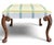 Wood Georgian Style Carved Mahogany Ottoman / Stool Attributed to Theodore Alexander For Sale - Image 7 of 7