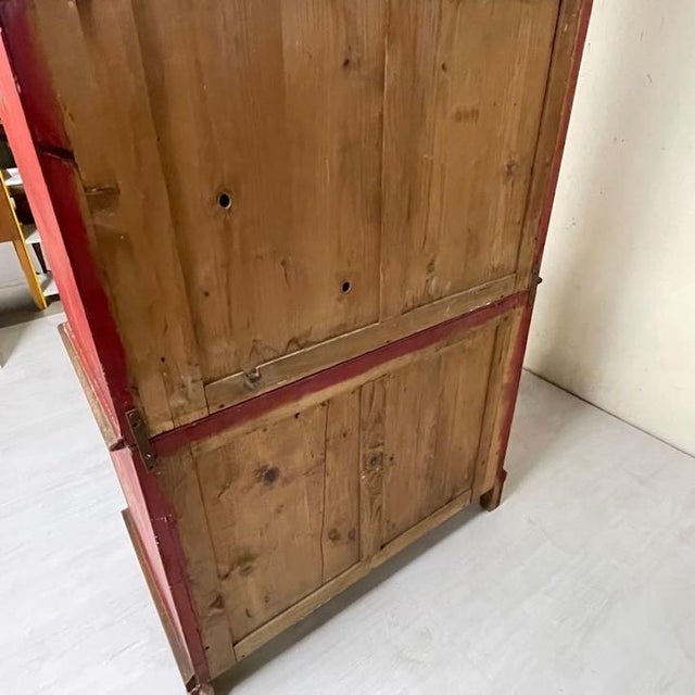 Chinoiserie Trumeau with Chest of Drawers, 1950s For Sale - Image 4 of 18