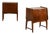 Teak Bedside Tables by A. Chr. Laursen, Denmark, 1950s, Set of 2 For Sale