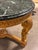 French French Louis XV Style 23 K Gold Carved Wood Center Table + Marble Top For Sale - Image 3 of 12