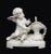 Ceramic Porcelain Sculpture Depicting Putto with Basket of Flowers from Capodimonte, 20th Century For Sale - Image 7 of 7