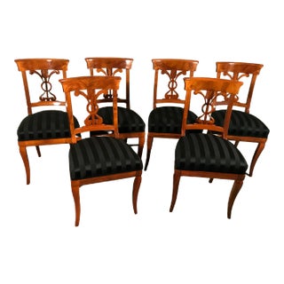 1820 South Germany Biedermeier Dining Chairs - Set of 6 For Sale