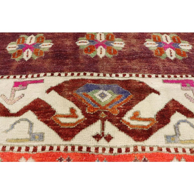 Vintage Turkish Oushak Gallery Rug - 05'04 X 11'04 For Sale - Image 4 of 9