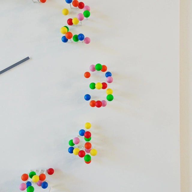 Mocapdiscodip Illusionistic Wall Clock by Jan Paul For Sale - Image 4 of 10