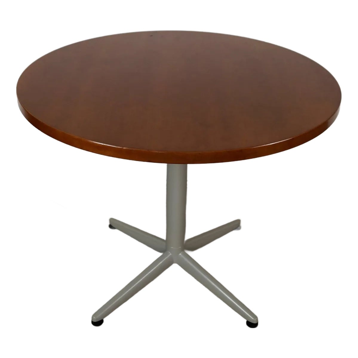 1990's Vintage Herman Miller Style Round Dining Table | Chairish